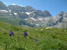Die höchsten Berge der Pyrenäen