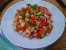 Küche des Languedoc: Salat von Weissen Bohnen nach Art des Languedoc