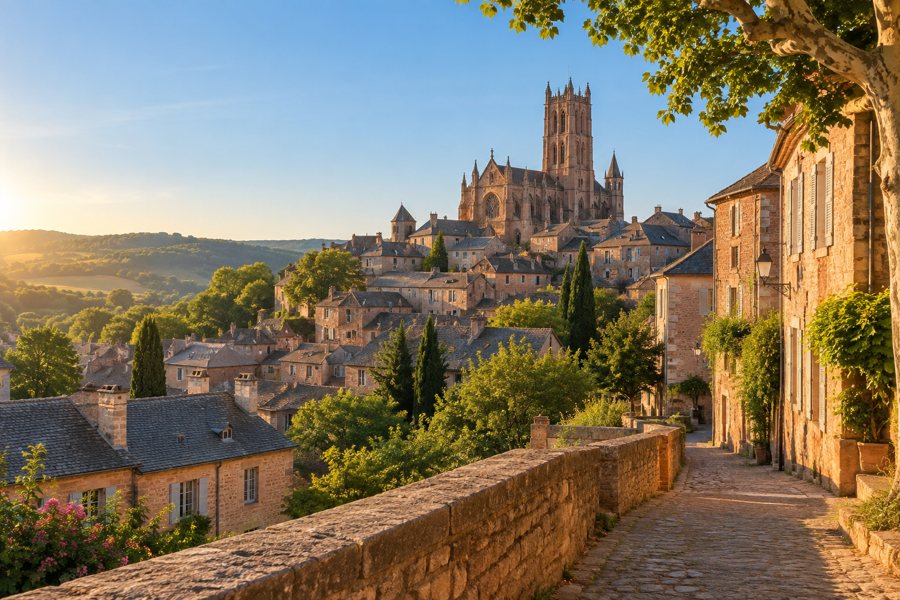 Rodez im Aveyron – KI-Symbolbild