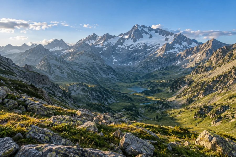 Hochgebirgslandschaft der Pyrenäen