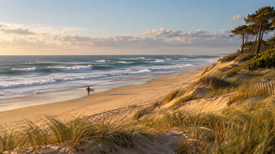 Atlantikstrand bei Hossegor und Seignosse