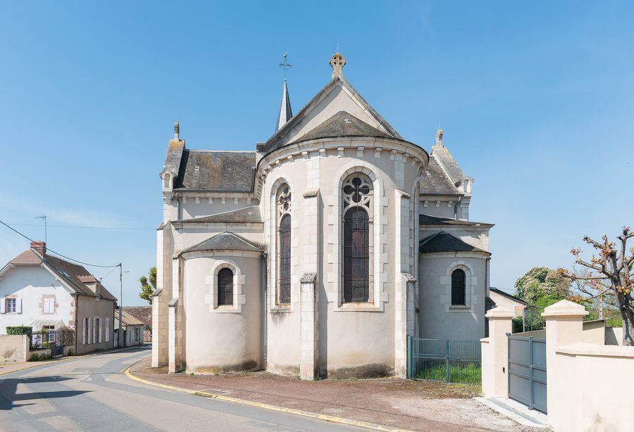 File:St Sebastian church in Estivareilles (1).jpg