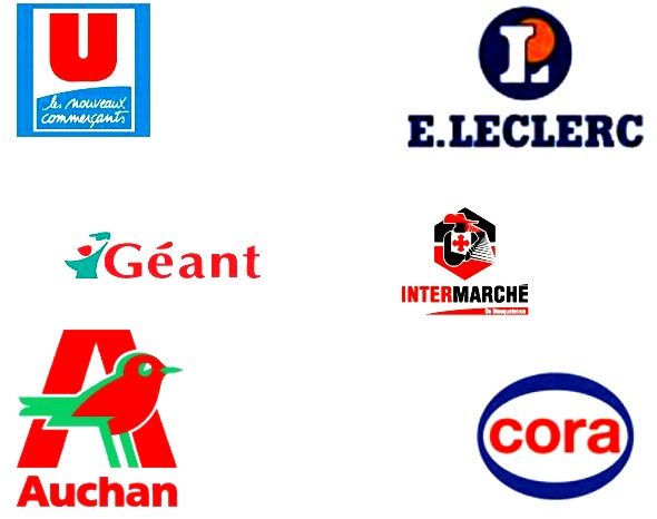 Einkaufen und Lebensmittel im Supermarkt in Südfrankreich