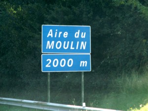 Aire du Moulin - Rastplatz an der Nationalstrasse