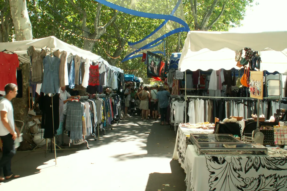 Wochenmarkt im Hérault