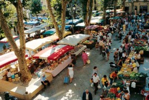 Wochenmärkte Markttage Einkaufen in Südfrankreich